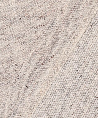 JOSEPH ABBOUD 【リネン素材/吸水速乾/日本素材】リネンハニカム ダディ ポロシャツ ベージュ×ストライプ