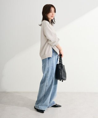 Green Parks フラワーフクレジャカードプルオーバー Gray