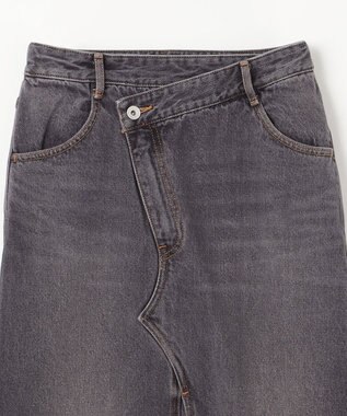 GRACE CONTINENTAL タイトデニムスカート ブラック