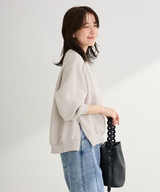 Green Parks フラワーフクレジャカードプルオーバー Gray