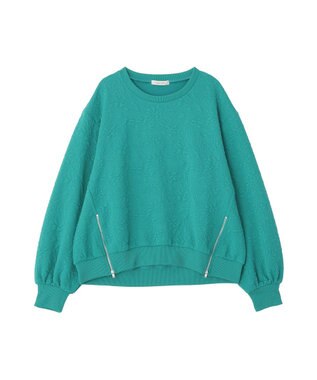 Green Parks フラワーフクレジャカードプルオーバー Green