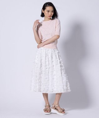 TOCCA 【洗える】SPRINGTIME KNIT ニットプルオーバー ピンク