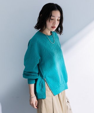 Green Parks フラワーフクレジャカードプルオーバー Green