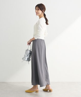 Green Parks ＳＥＴ２点ニットキャミビスチェ＋プルオーバー Ivory