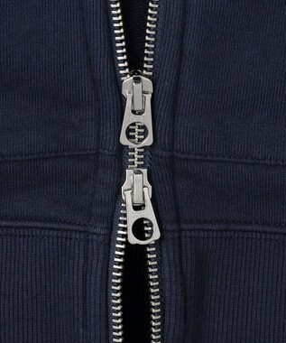 J.PRESS MEN 【NYUZELESS】ヘビーウェイト ジップアップ フーディ ネイビー系