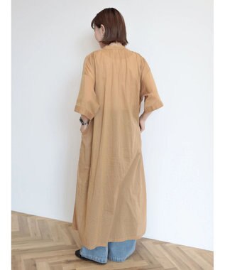 AMERICAN HOLIC ふんわりインドボイルロングワンピース Camel