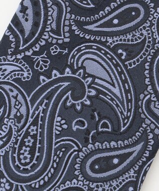 KASHIYAMA KASHIYAMAオリジナル【JAPAN MADE】ペイズリーネクタイ ブルー