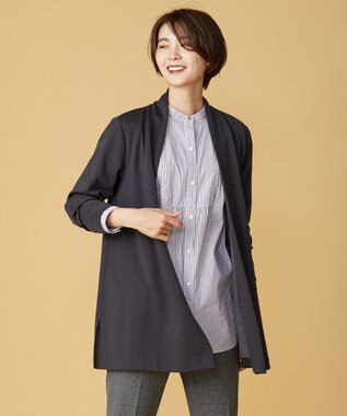 J.PRESS LADIES セルロースリバー カーディガン グレー系