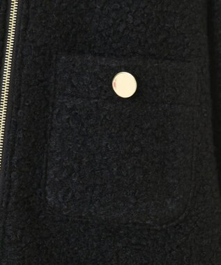 Green Parks ノーカラーＺＩＰジャコット Black