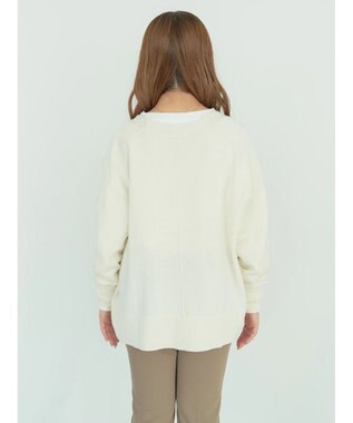 AMERICAN HOLIC ＵＶカットミディニットカーディガン Off White