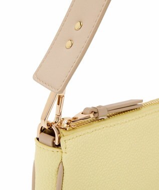 TOPKAPI 【Breath TOPKAPI】【TOPKAPI × 藤本美貴さんコラボ】スコッチグレイン サブバッグ付きミニバッグ/撥水 レモンイエロー