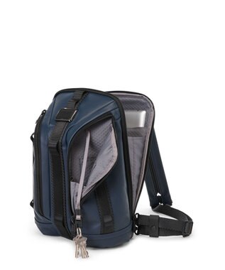 TUMI ALPHA BRAVO 「ナイト」スリング ネイビー コーテッド　キャンバス