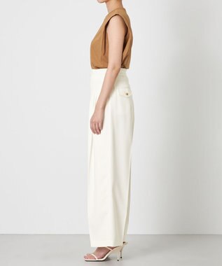 NAVE 【ReNAVE・セットアップ可/洗える/撥水加工】ホロウツイル パンツ ホワイト系