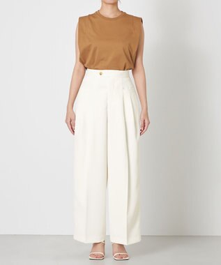 NAVE 【ReNAVE・セットアップ可/洗える/撥水加工】ホロウツイル パンツ ホワイト系