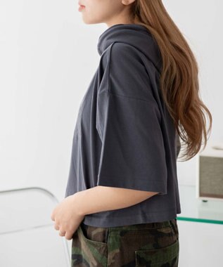 WEGO グラフィックフードショートT スミクロ