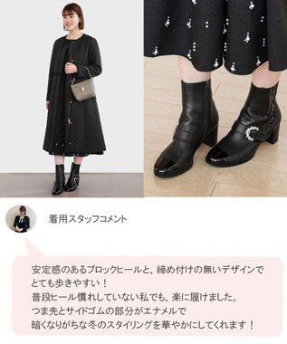 TOCCA BIJOUX BUCKLE SIDEGOREBOOTS ブーツ ブラック系