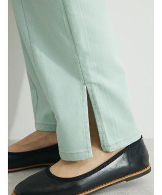 Green Parks ＧＵＭストレッチカラースリムストレートパンツ Mint