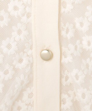 ANY SIS S レーシー ニット ブルゾン オフ