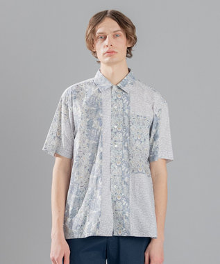 JOSEPH HOMME 【LIBERTY】 パッチワークリバティ 半袖シャツ