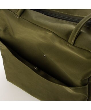 UNBILLION カシュカシュ cachecache / ナイロンボストントートバッグ カーキ