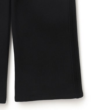 BEIGE， 【BEIGE,ecru/WEB限定・洗える】LOOP BACK / コットンワイドストレートパンツ Black