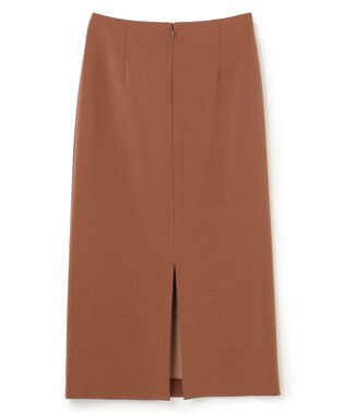 BEIGE， 【洗える】ALTHEA / ダンボールジャージーハイウエストIラインスカート Brown