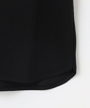 組曲 S 華感コンビネーションスリーブ カットソー ブラック系