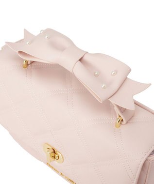 Maison de FLEUR キルティングフラップバッグ Pink