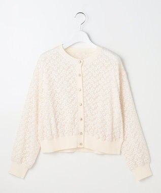 ANY SIS S レーシー ニット ブルゾン