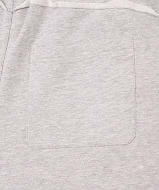 WEGO 【ユニセックス着用ITEM/ウエストゴム/MLサイズ展開】バルーン3Dスウェットパンツ 杢グレー