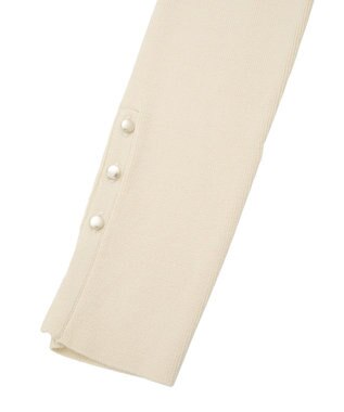 YECCA VECCA 【2点SET】刺繍レースキャミセットハイネックニット Ivory