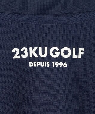 23区GOLF 【MEN】『PEANUTS』コラボプリントポロ ネイビー系