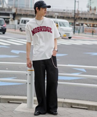 WEGO 【ユニセックス着用ITEM】アクセ付きグラフィックT（SS） ホワイト