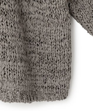 UNFILO テープヤーンニット プルオーバー チャコール