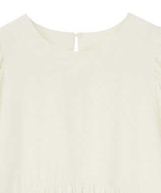 AMERICAN HOLIC DOTジャガードティアードブラウス Ivory