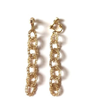 CASUMINO chain 7連 イヤリング gold