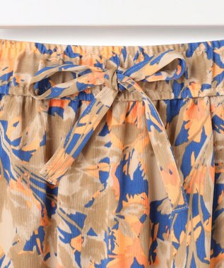 J.PRESS YORK STREET 【WOMEN】シャドーフラワーフレアスカート ブルー系5