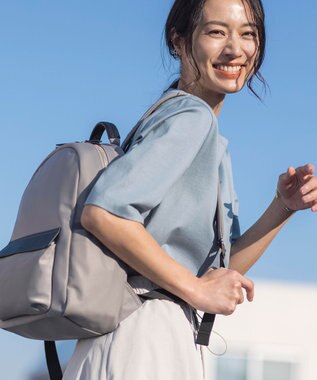 J.PRESS LADIES L ロゴ Tシャツ ダルブルー系