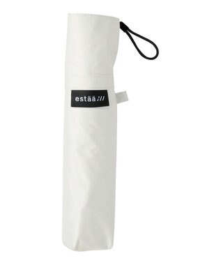 MOONBAT 【遮光100%/大きめ60cm】晴雨兼用日傘 折りたたみ傘 無地 遮熱 UV ホワイト