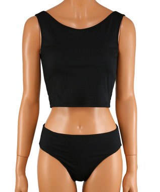 San-ai Resort（三愛水着楽園） 【WEB限定】5点セット キャップ付きUVカットタンキニ+ティアードラッシュセット水着【BeachQueen(ビーチクイーン）】 ベージュ