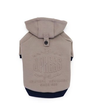 PET PARADISE J.PRESS エンボス パーカー 《グレー》 中型犬 グレー