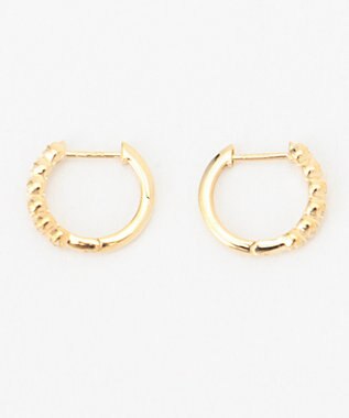 TOCCA 【WEB限定】FRILL DIAMOND PIERCED EARRINGS K10 ダイヤモンド ピアス イエローゴールド系