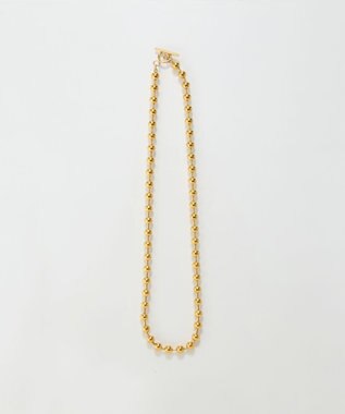 Phoebe 【金属アレルギー対応】ドットラインネックレス　ゴールド/ステンレス ゴールド