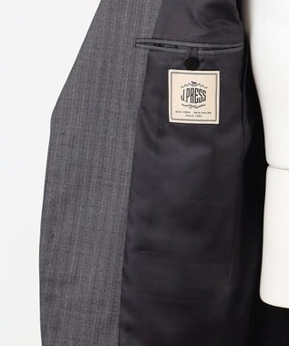 J.PRESS MEN 【ESSENTIAL CLOTHING】ラスティックストライプ スーツ ライトグレー系1