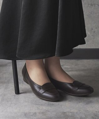 ASICS WALKING ペダラ レディース 2.0cm ヒール ブラウン系