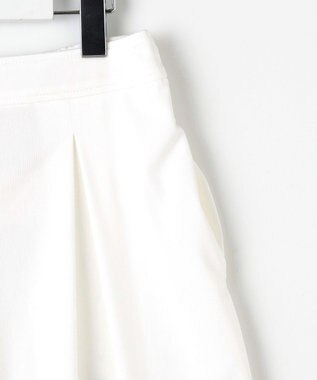 J.PRESS LADIES 【WEB限定カラーあり・洗える】トリコットジャージー フレアーパンツ ホワイト系