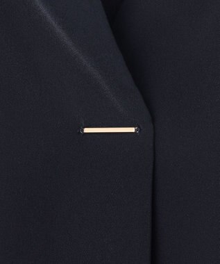 ANY SIS 【接触冷感・吸水速乾・UVカット】サラキレイ スキッパー ブラウス ネイビー