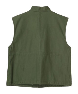 AMERICAN HOLIC ミリタリーアウトポケットベスト Khaki