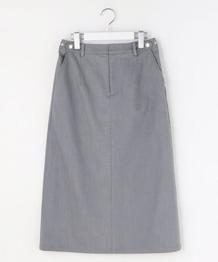 J.PRESS LADIES S 【WEB限定】セルロースシャンブレー ナロー スカート 【WEB限定】グレー系