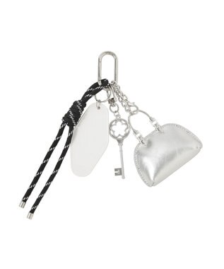 earth music&ecology ＫＥＹ＆バッグプレッピーチャーム Silver